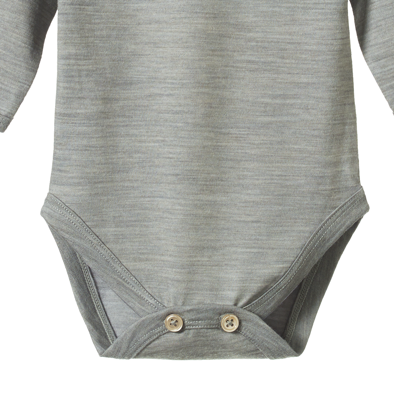 MER ESS L/S BODYSUIT | Grey Marl-Extra Img - 1