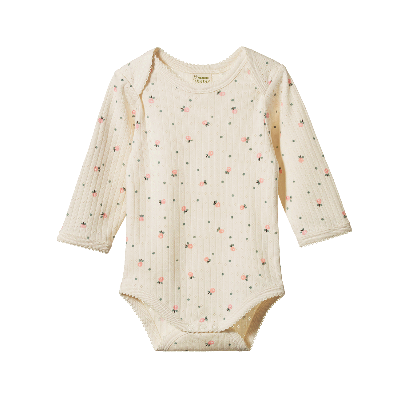 L/S BODYSUIT POINTELLE | Posey Blossom Print-Web-front