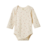 L/S BODYSUIT POINTELLE | Posey Blossom Print-Web-front