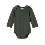 L/S BODYSUIT POINTELLE | Thyme-Web-front
