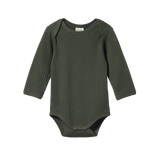 L/S BODYSUIT POINTELLE | Thyme-Web-front