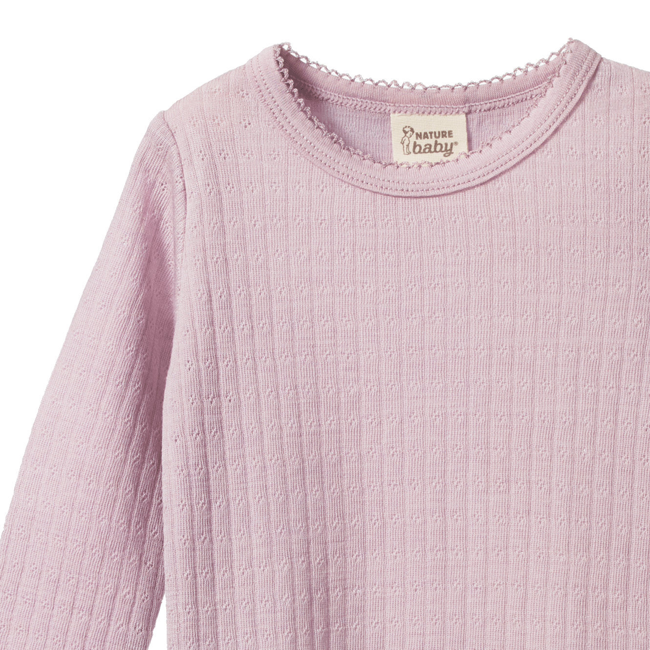 MER ESS L/S CLOUD TEE POINTELLE | Lilac-Extra Img - 2