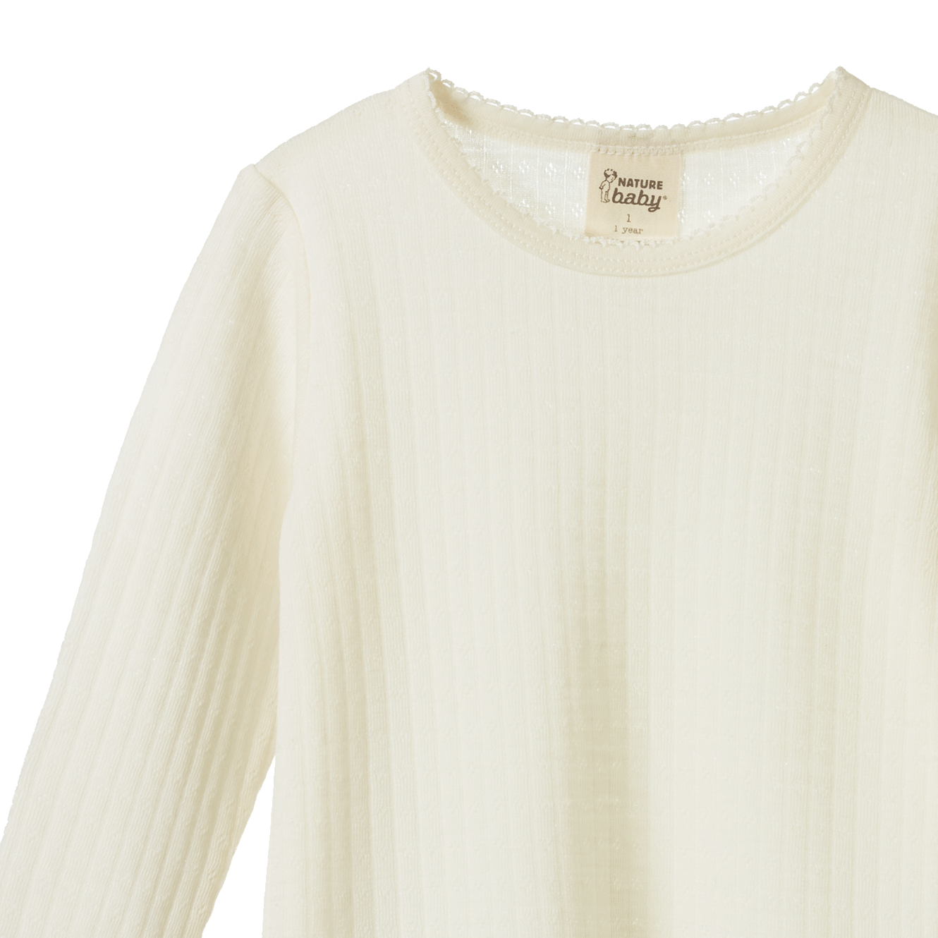 MER ESS L/S CLOUD TEE POINTELLE | Natural-Extra Img - 1