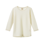 MER ESS L/S CLOUD TEE POINTELLE | Natural-Web-front