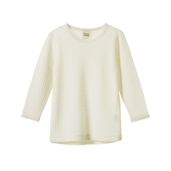 MER ESS L/S CLOUD TEE POINTELLE | Natural-Web-front