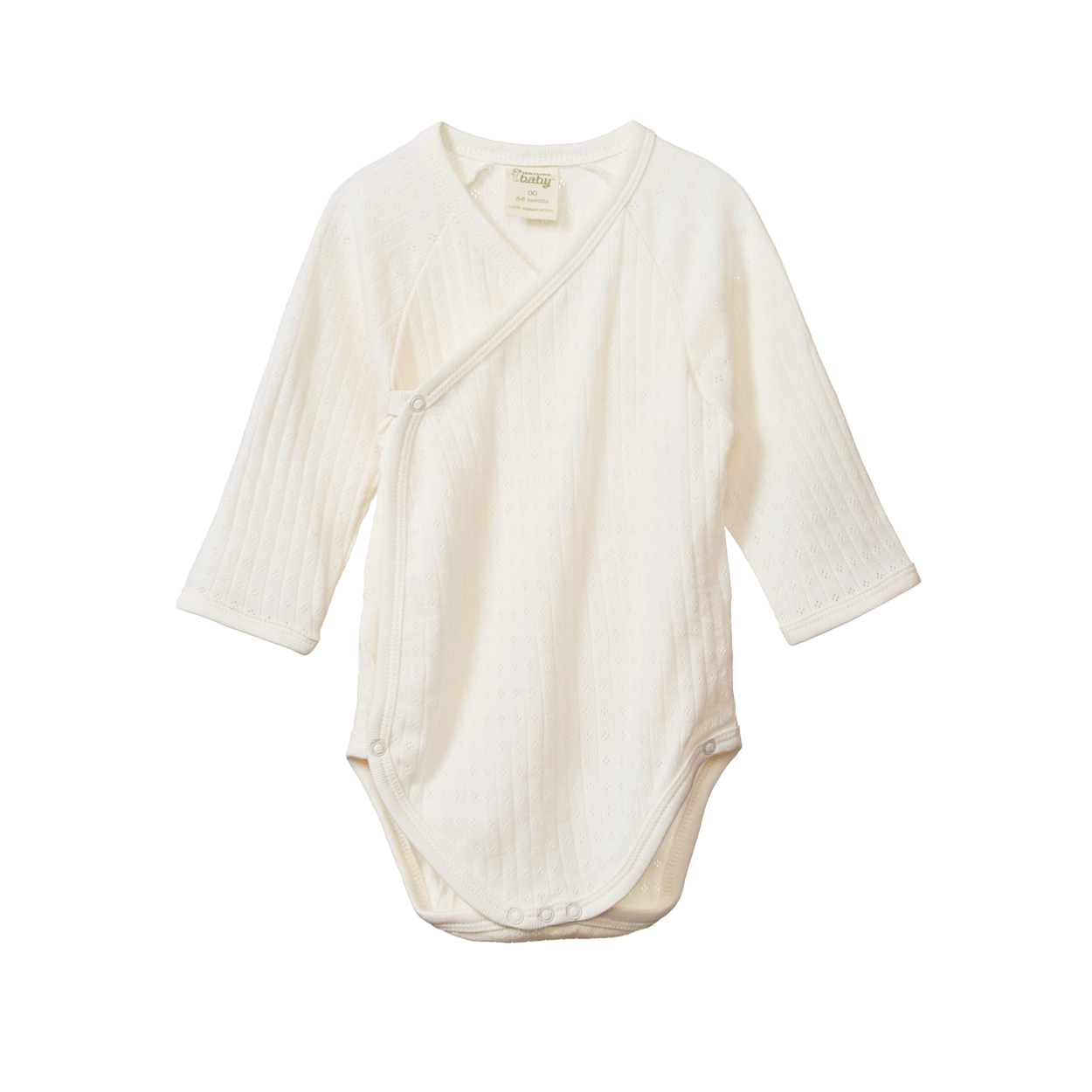 L/S KIMONO BODYSUIT POINTELLE | Natural-Web-front