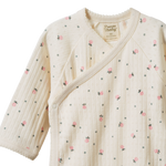 L/S KIMONO BODYSUIT POINTELLE | Posey Blossom Print-Extra Img - 2