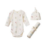 L/S ORGANIC NEWBORN GIFT SET | Nature Baby Print-Web-front