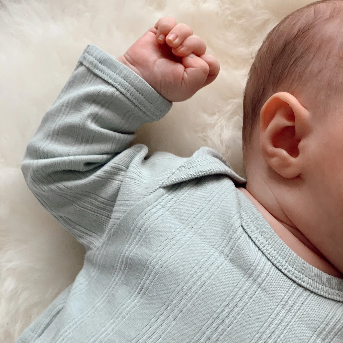 L/S BODYSUIT DERBY 2 PACK | Natural/Sea-Extra Img - 2