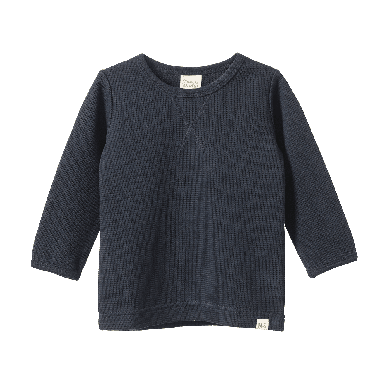 WAFFLE TEE | Navy-Web-front