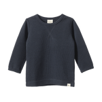 WAFFLE TEE | Navy-Web-front