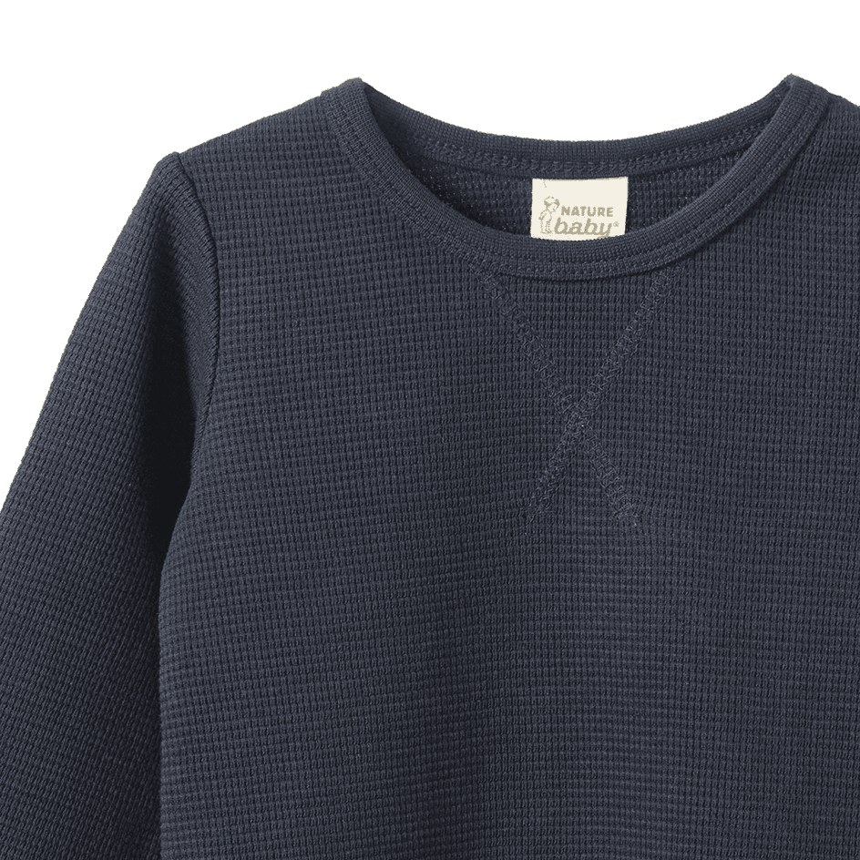 WAFFLE TEE | Navy-Web-hover