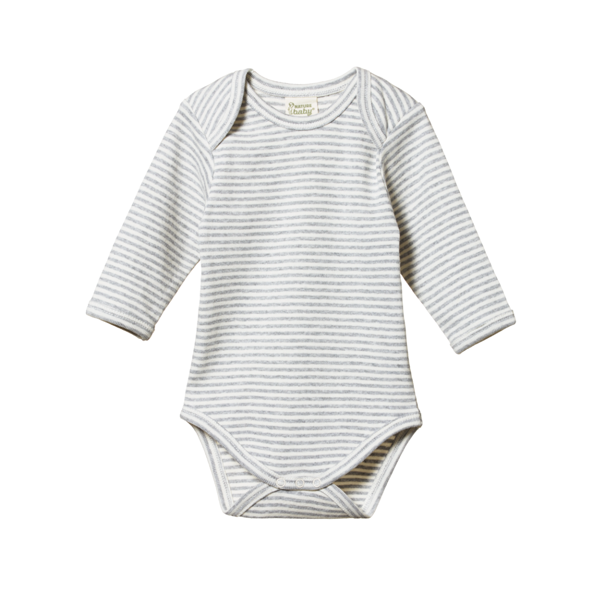 Cotton Long Sleeve Bodysuit - long sleeve bodysuits - Nature Baby