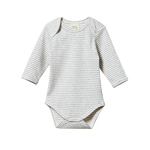 Cotton Long Sleeve Bodysuit - long sleeve bodysuits - Nature Baby