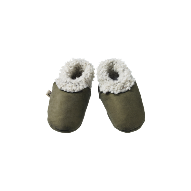 lambskin booties