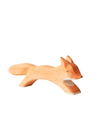 Wooden Running Fox