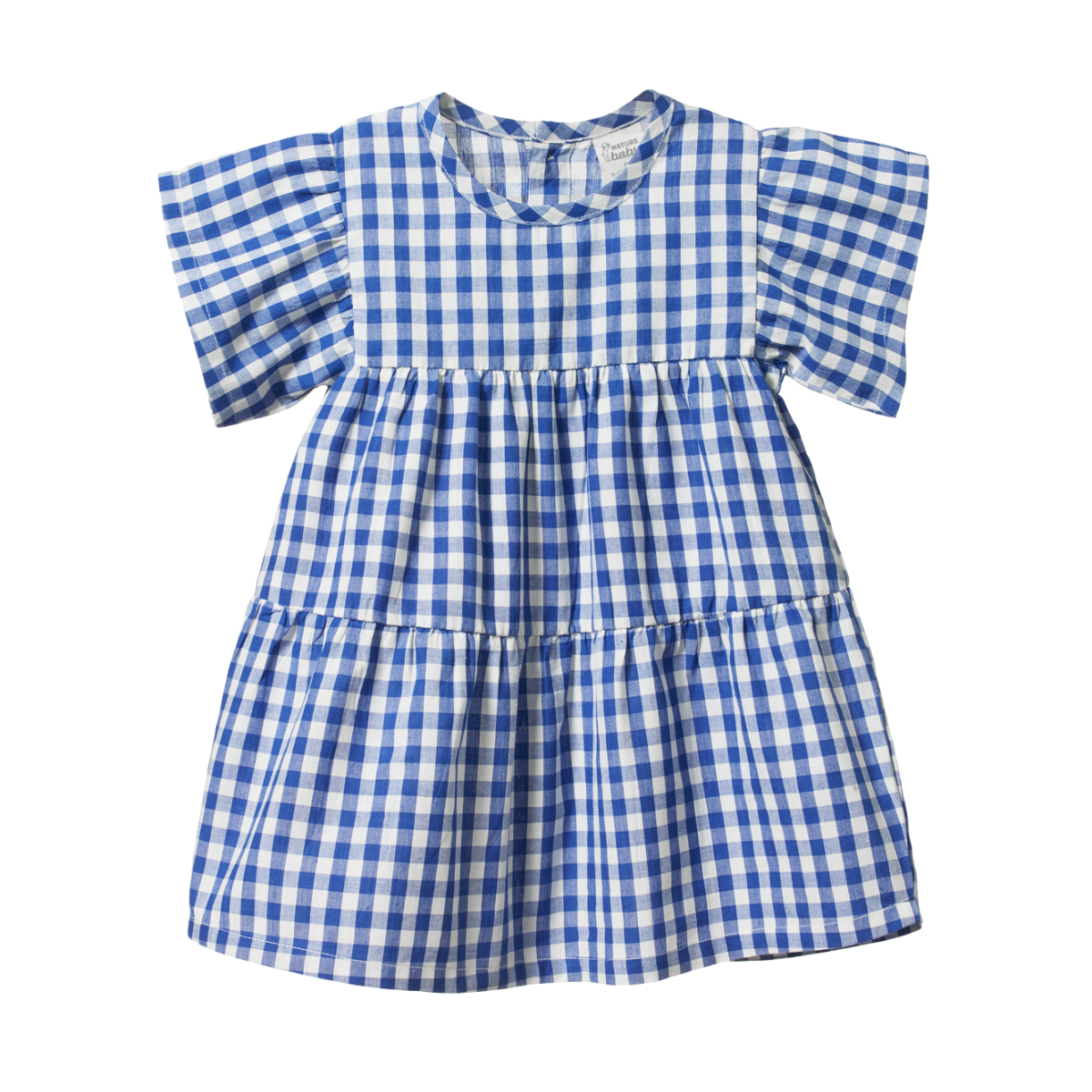 Baby blue gingham dress new arrivals