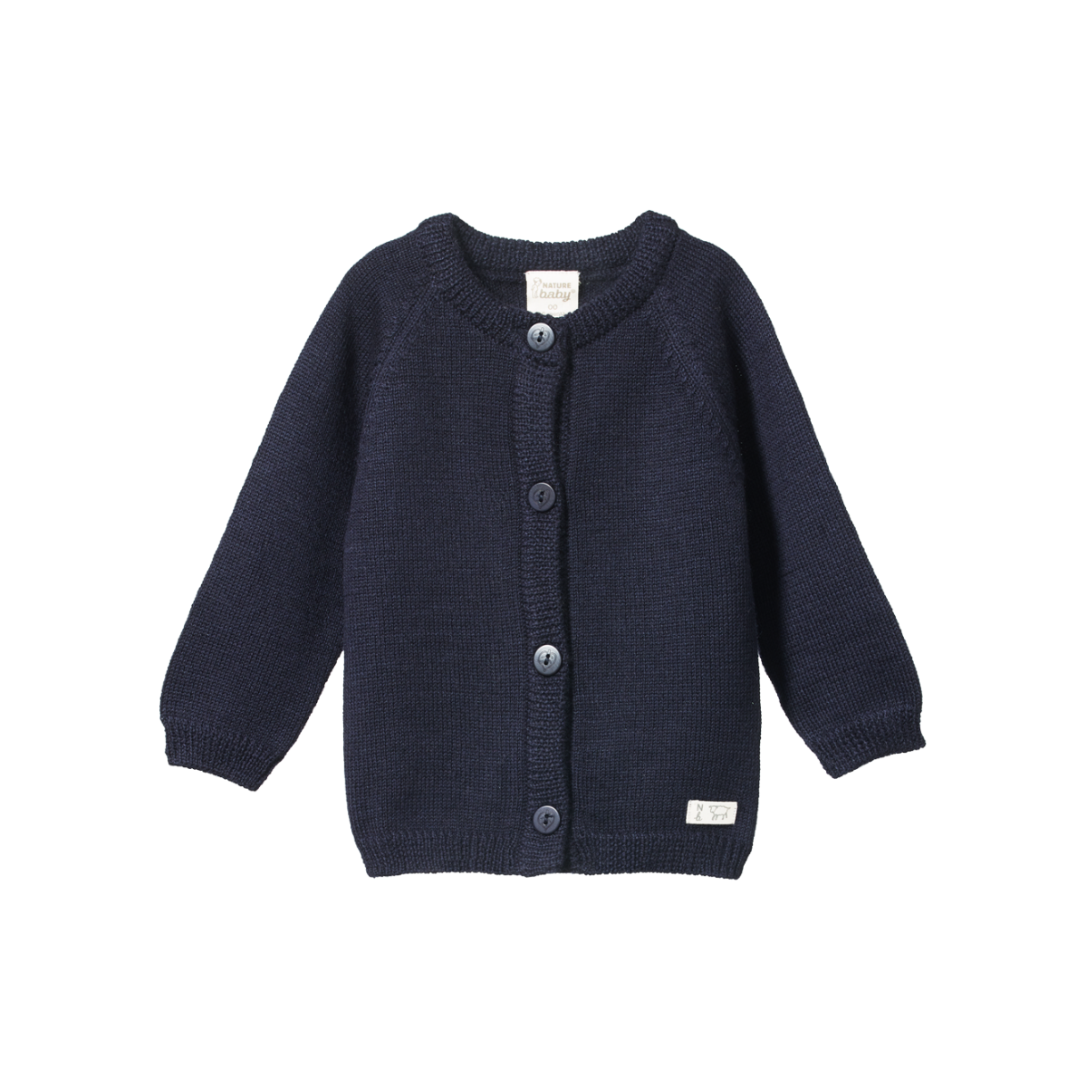 Wool baby cardigan top